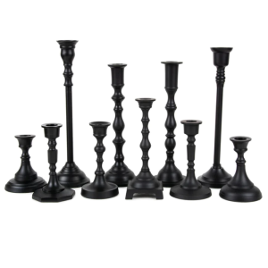 black-taper-candlesticks